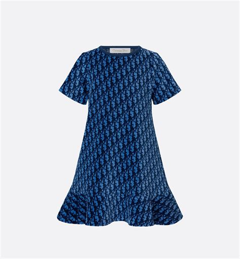 blue dior oblique stretch velvet jacquard|Dress Blue Dior Oblique Stretch Velvet Jacquard.